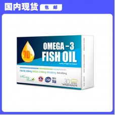 【国内现货包邮】Nutrition Balace 天萃恩 70%高纯度Omega-3深海鱼油软胶囊 30粒